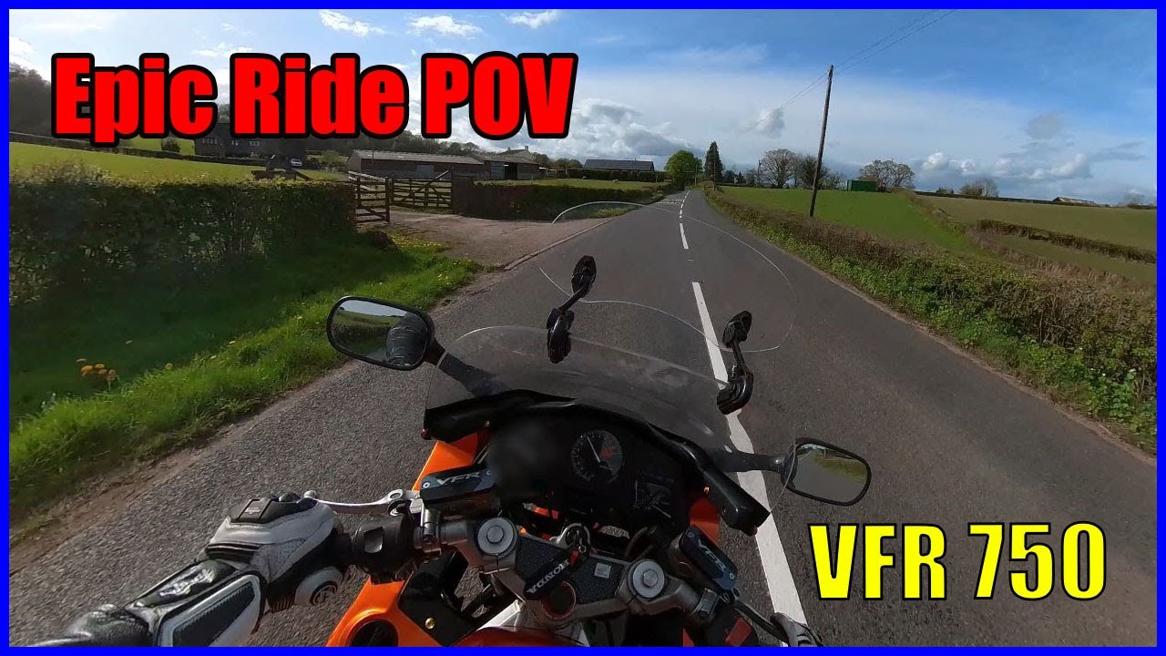 See what this old VFR 750 can do! True POV  🎧 EPIC DELKEVIC SOUND 🎧