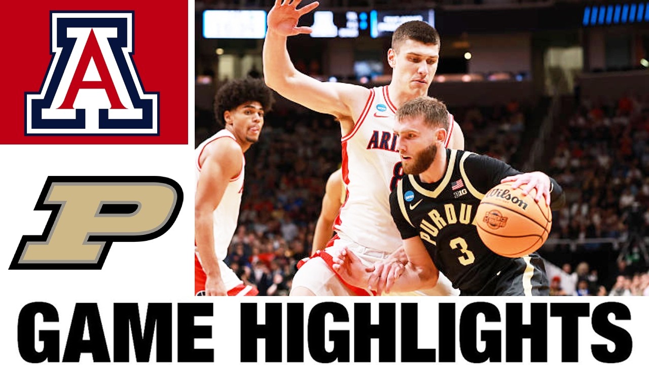 #1 Arizona vs #2 Purdue Highlights | Men's Basketball | College Basketball 2026