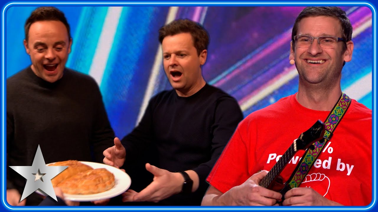 The audience LOVED Cash Wallwork's 'Pasty and Peas'! | Unforgettable Audition | Britain's Got Talent