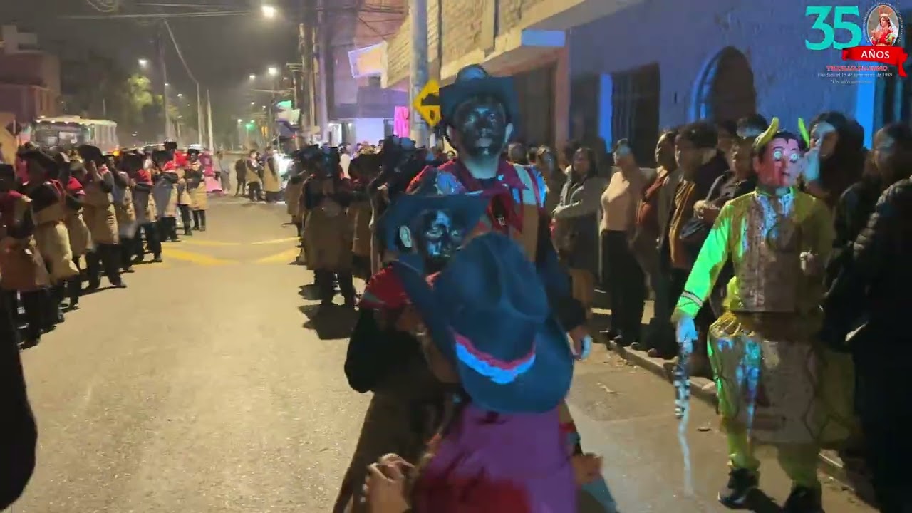 HERMANDAD DE NEGROS - TRUJILLO PALERMO - EN LA PROCESION DEL SEÑOR DEL MAR EN HUAMÁN