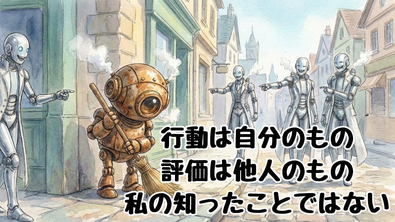 【名言物語】行動は自分のもの、評価は他人のもの、私の知ったことではない