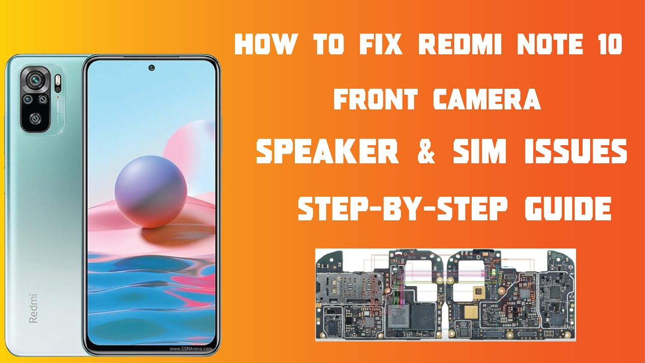 How to Fix Redmi Note 10 Front Camera, Speaker & SIM Issues | Step-by-Step Guide