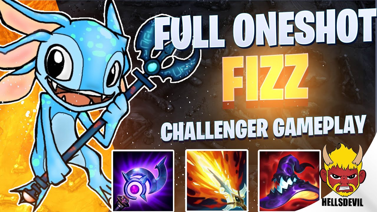 WILD RIFT | Full Oneshot Fizz Gameplay | Challenger Fizz Gameplay | Guide & Build