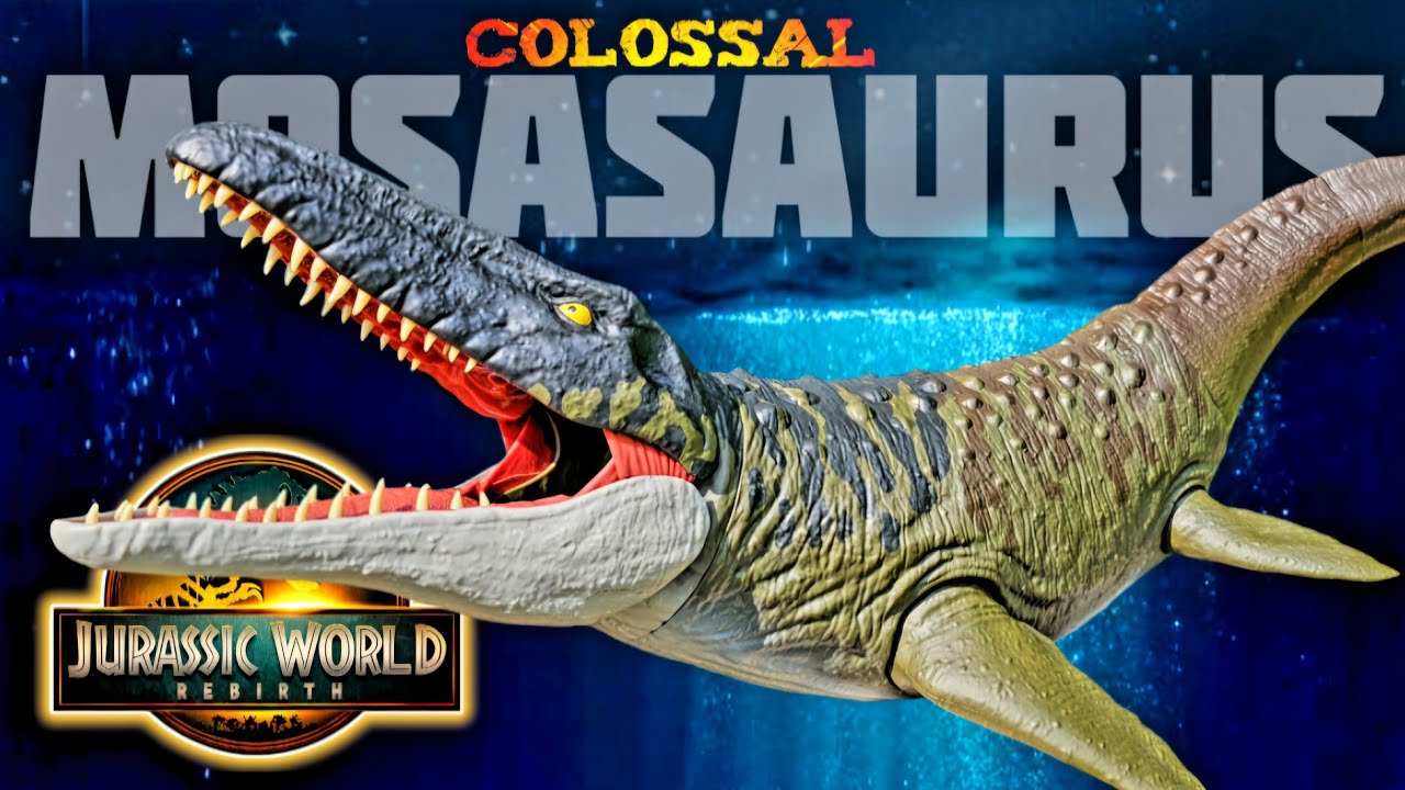 Mattel Jurassic World Rebirth Super Colossal Mosasaurus Review!!!