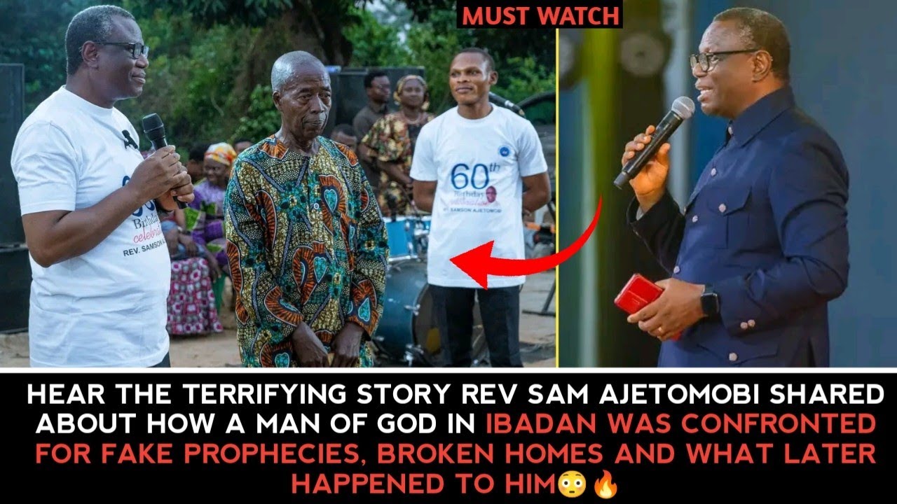 REV SAM AJETOMOBI SHARED HOW A MAN OF GOD IN IBADAN WAS CONFRONTED FOR FAKE PROPHECIES & WHAT....😳🔥