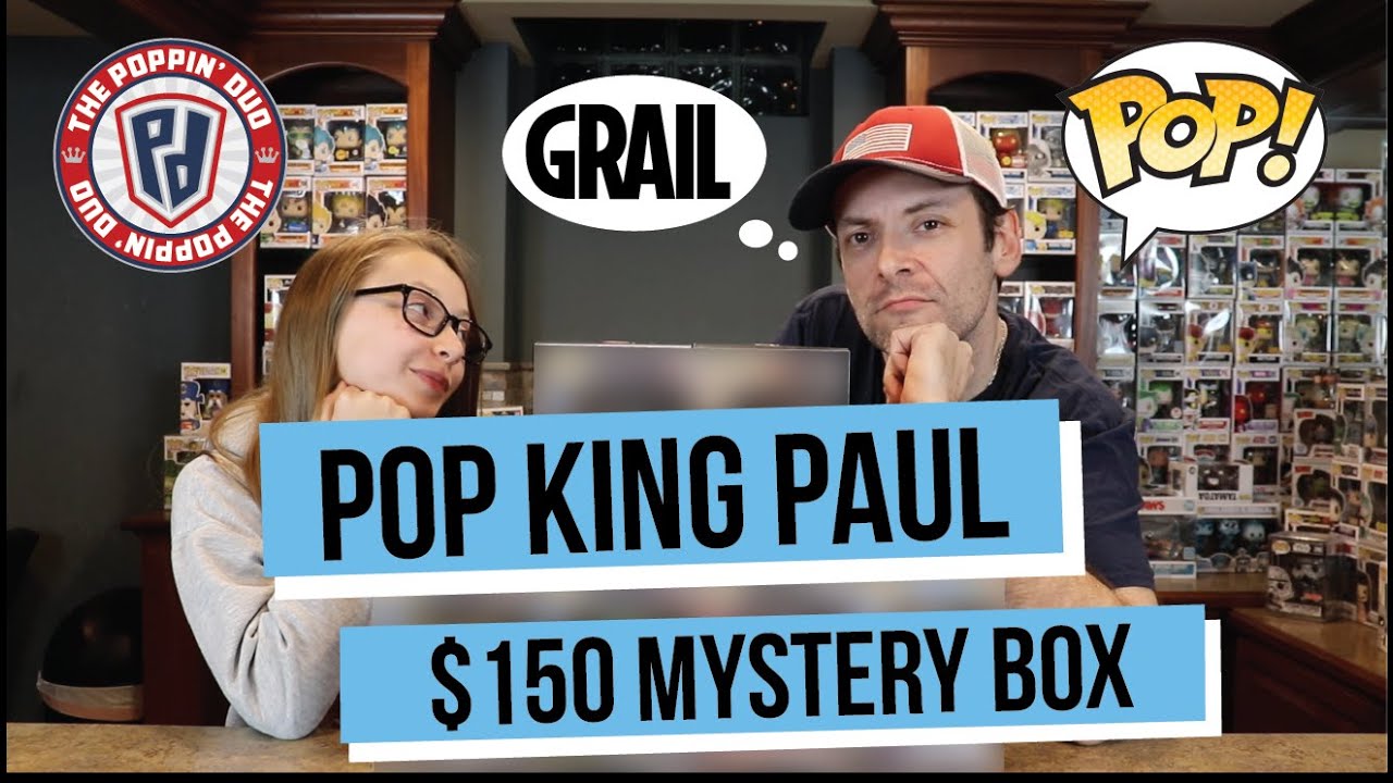 POP KING PAUL $150 mystery box UNBOXING. SEE WHAT WE PULLED. This box felt like it was MADE for us!!