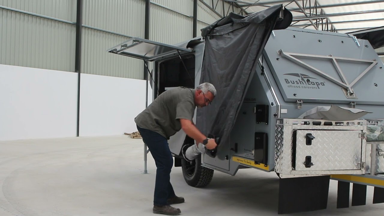 BUSH LAPA OFFROAD CARAVANS | SHOWER WING