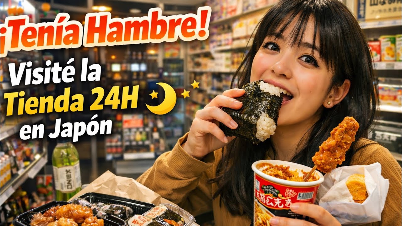 🌙 Tenía Hambre en la noche en Japón… Así es una Tienda 24H 🇯🇵