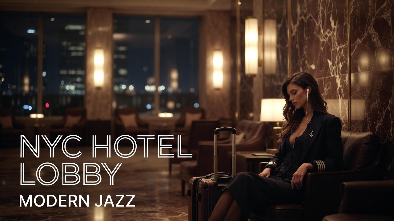 If NYC Had a Soundtrack… Modern Jazz Hotel Lobby Ambience (3+ Hours)