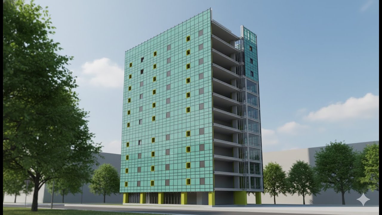 Parametric drawing of facades in different directions in Grasshopper, part-1 Vertical-horizontal