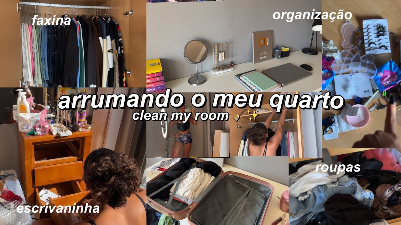 ARRUMANDO O MEU QUARTO pela última vez ✨🧹