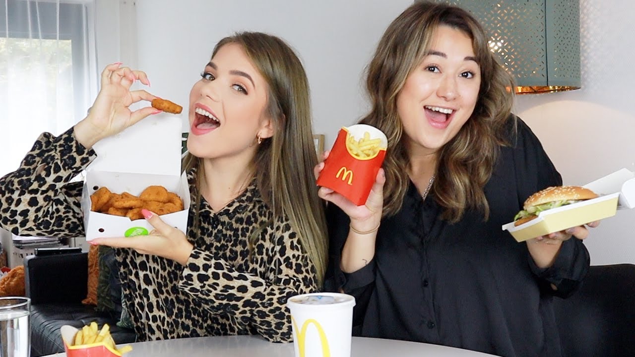 VEGGIE MCDONALDS MUKBANG MET KRISTINA 🍟