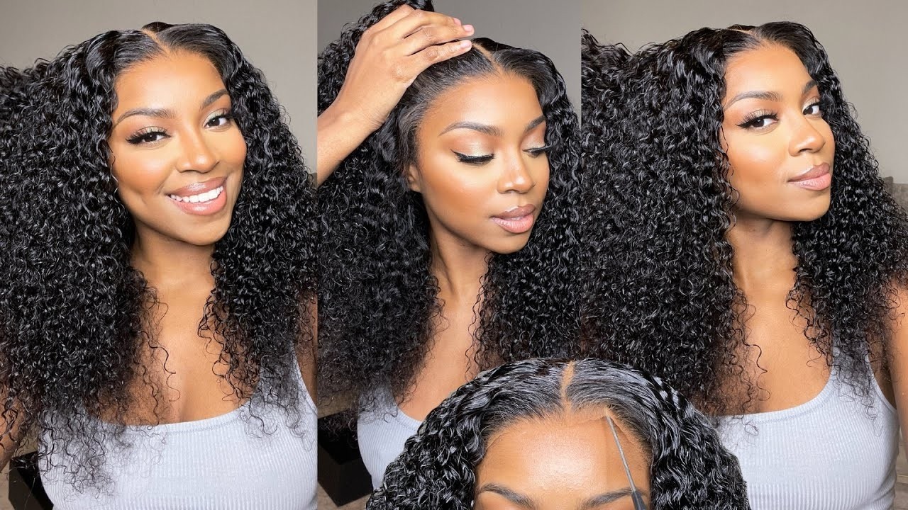 YOU NEED THIS WIG!! Completely Glueless Curly Wig Install (No Spray, Pre-Cut + Plucked)|Yolissa Hair