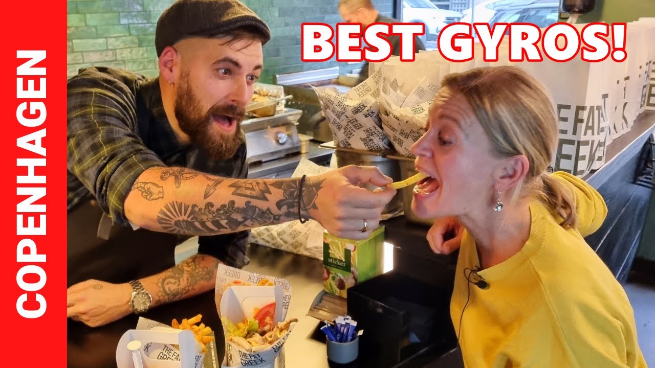 COPENHAGEN FOOD - Greek Gyros at THE FAT GREEK - Street Food and Restaurants in Copenhagen