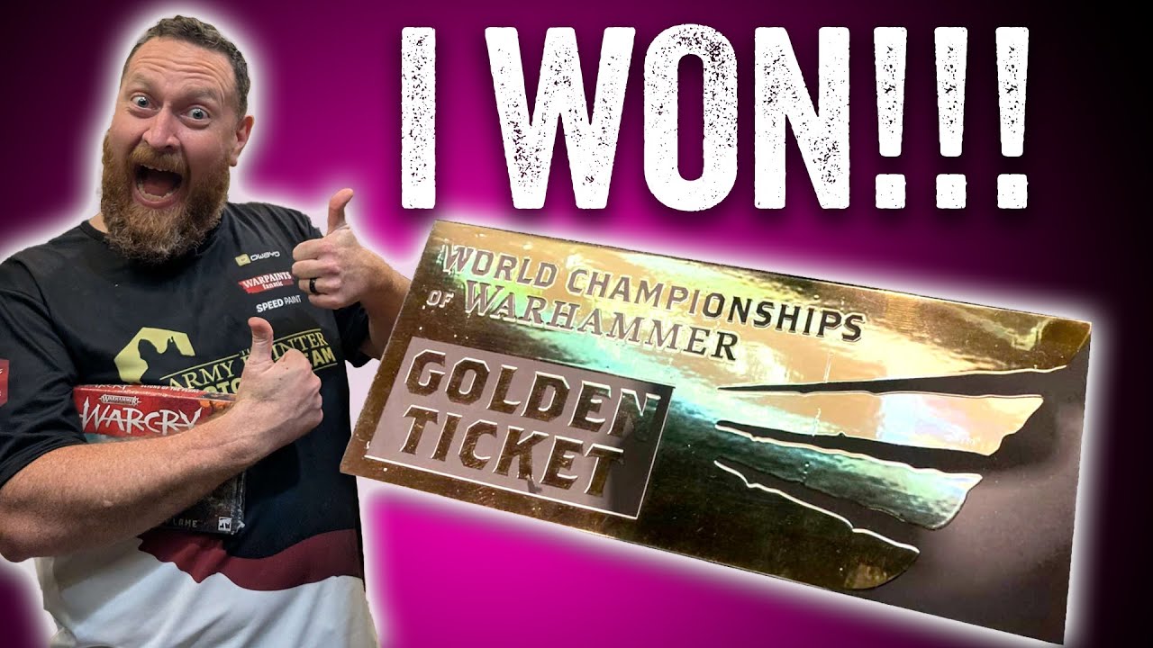 I WON a Golden Ticket to the Warhammer World Championships!!