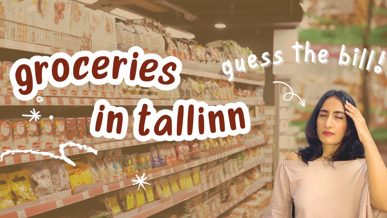 TALLINN GROCERY SHOPPING 🛍️  | Estonia sells THIS in their grocery shops!