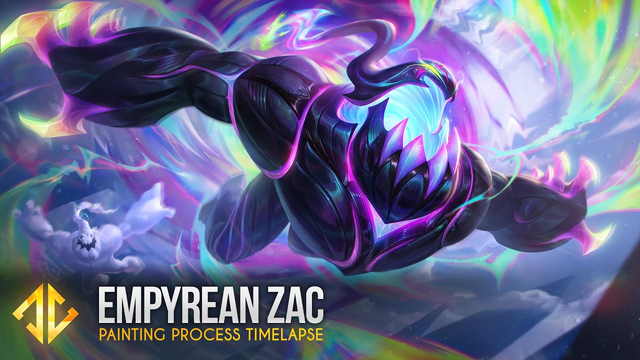 Empyrean Zac - League of Legends Splash Art Painting Process