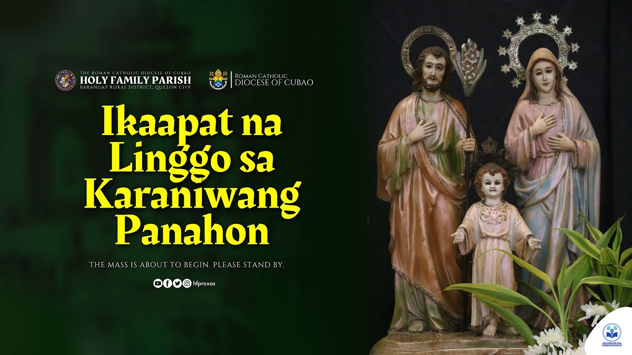 𝗟𝗜𝗩𝗘 𝗡𝗢𝗪 | Ikaapat na Linggo sa Karaniwang Panahon