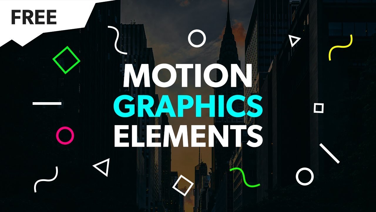 Motion Graphics Elements Pack FREE (Green Screen) - After Effects, Sony Vegas, Android, Blender #2