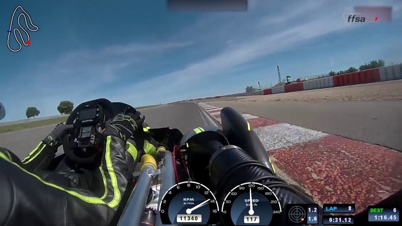 Peter Elkmann en caméra embarquée sur le circuit de Lédenon !