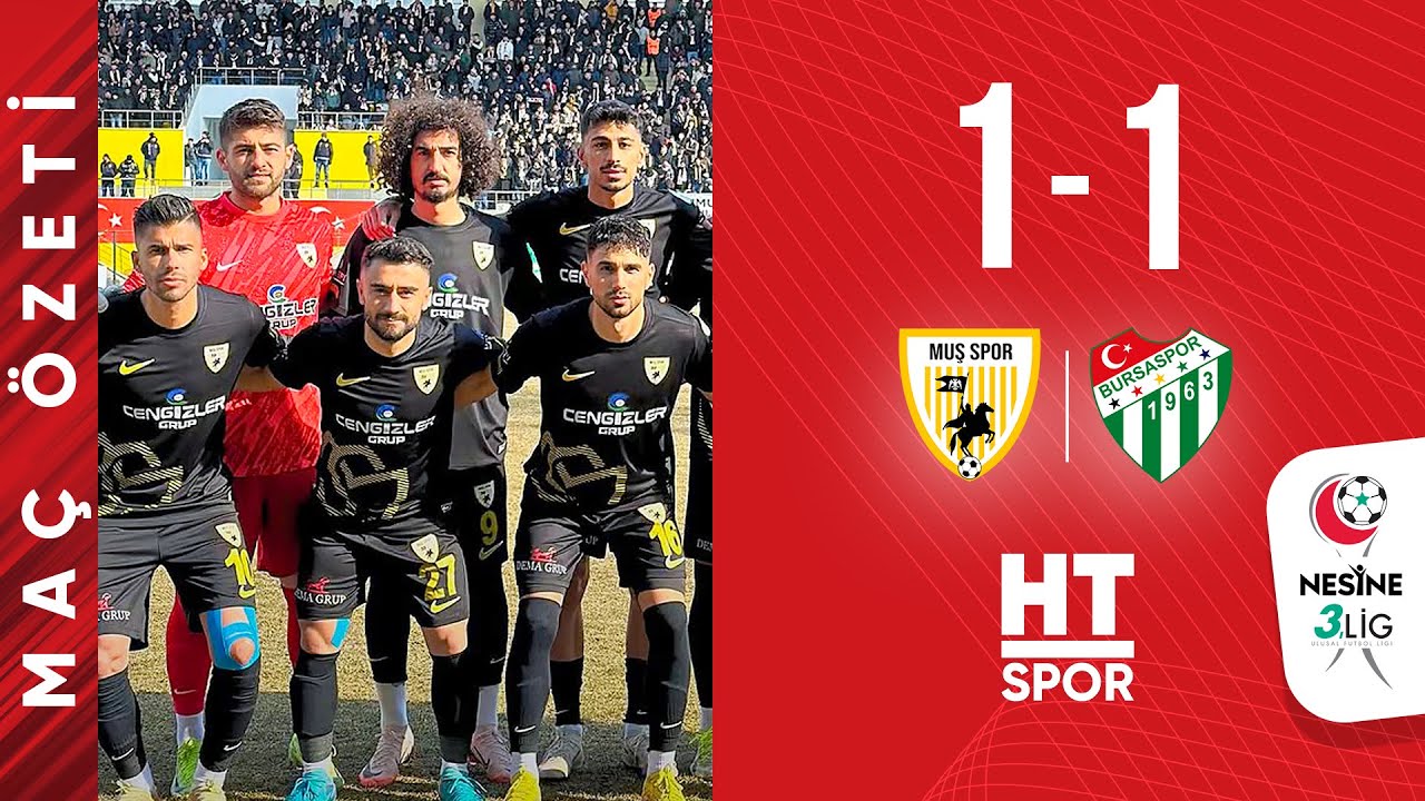 Muş Spor Kulübü 1 - 1 Bursaspor (19. Hafta) - Maç Özeti