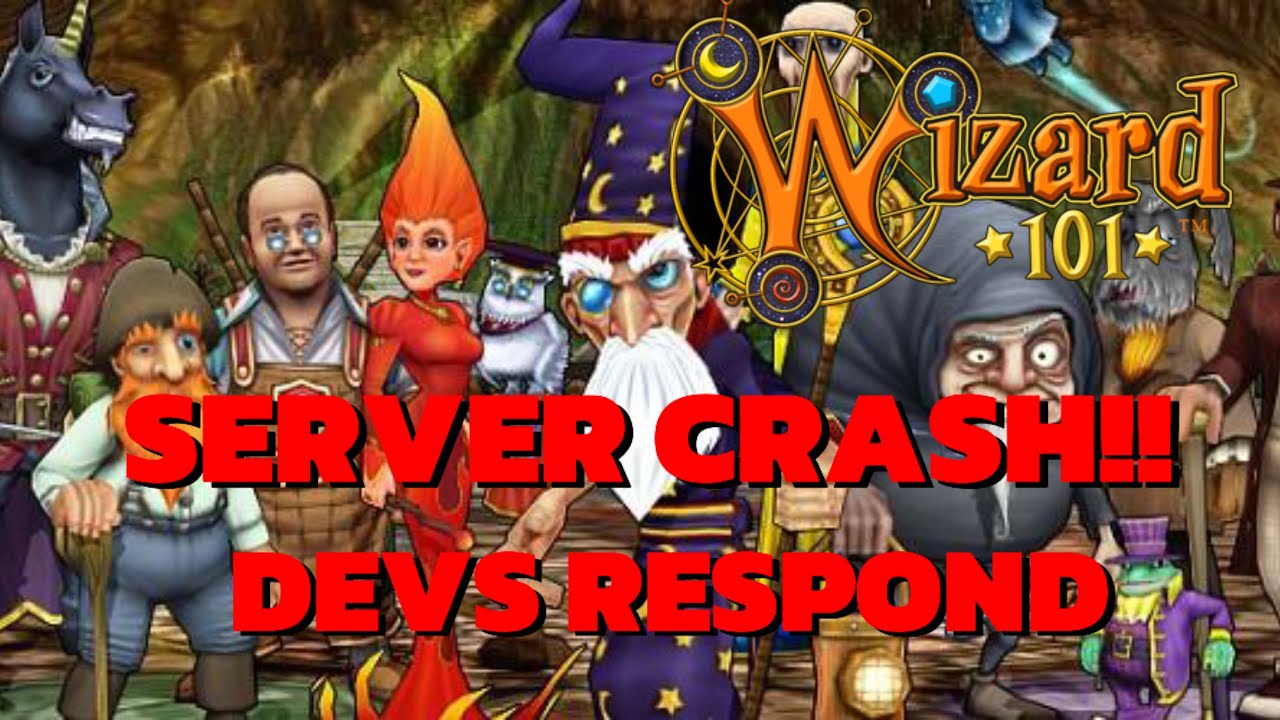 WIZARD 101 SERVER CRASH ON CONSOLE! [Fix coming soon]
