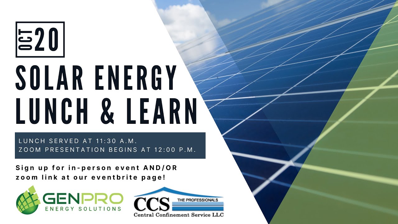 Solar Energy Webinar
