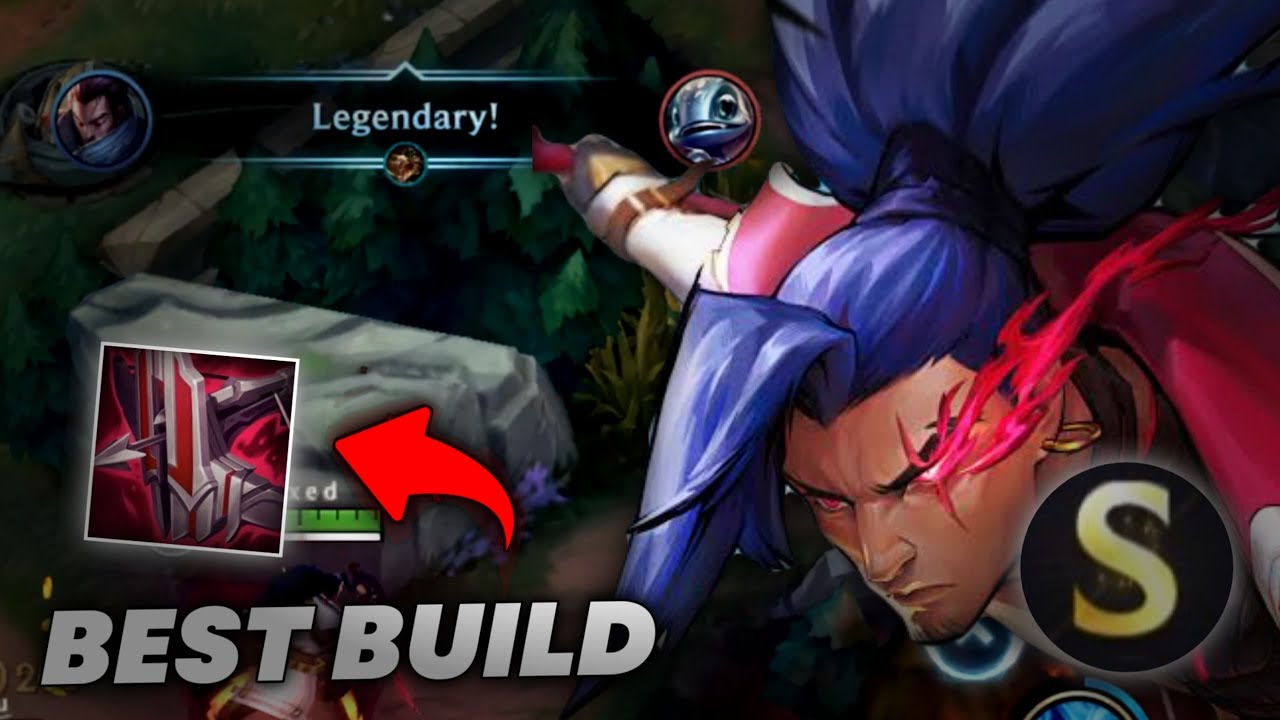 YASUO WILD RIFT | BEST BUILD MID IS LEGENDARY - NEW SEASON 12