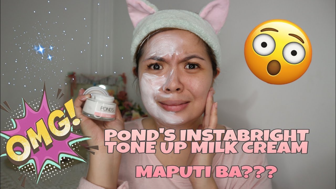 POND'S INSTABRIGHT TONE UP MILK CREAM FIRST IMPRESSIONS REVIEW | EFFECTIVE OR NOT??! | skincare