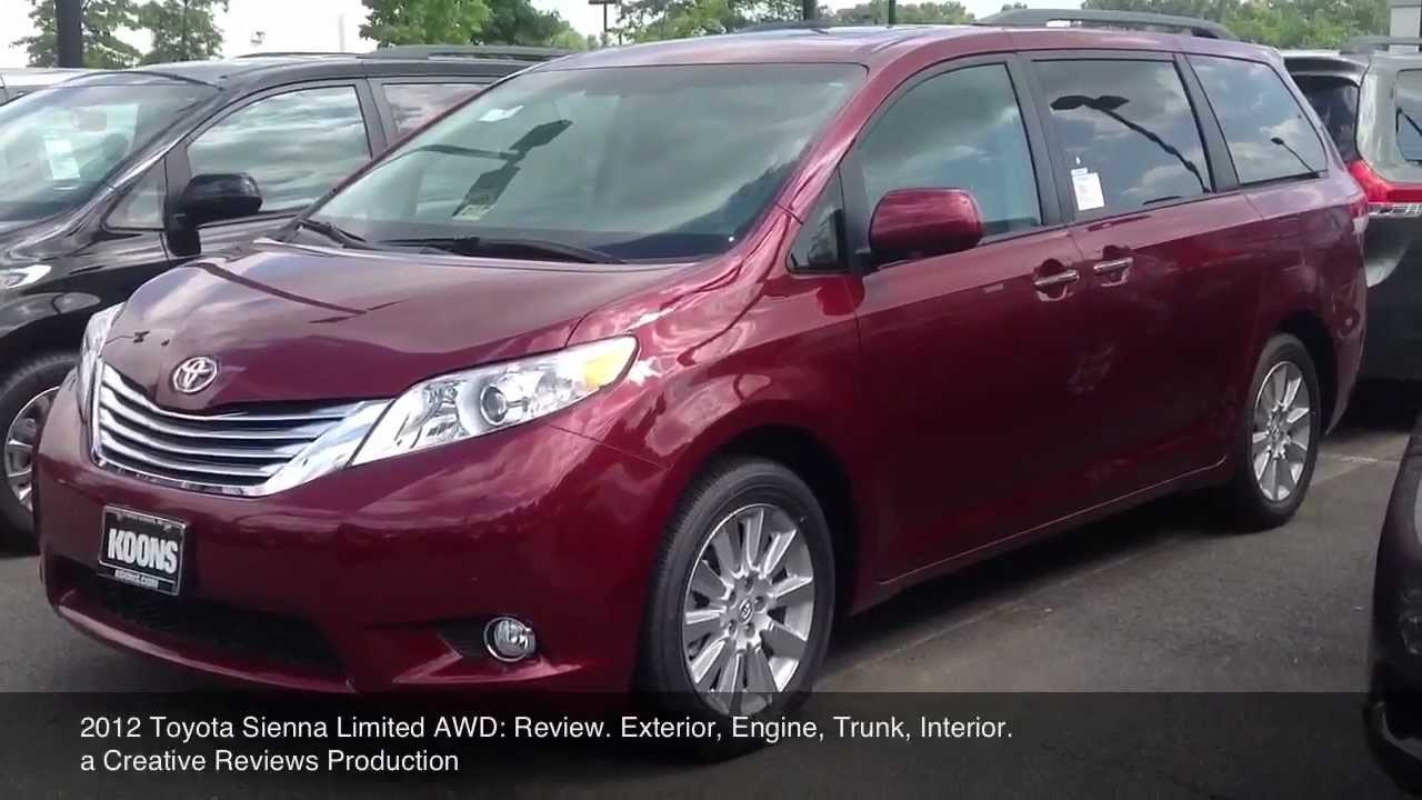 2012 Toyota Sienna Limited AWD: Review