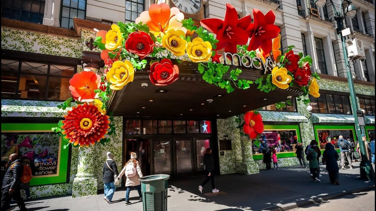 Macy's Flower Show, Manhattan, NYC, May 2025, 4K 360