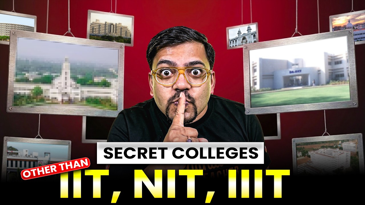 Secret Engineering Colleges in India | Better Than IIT NIT IIIT? 😳| Harsh Sir|