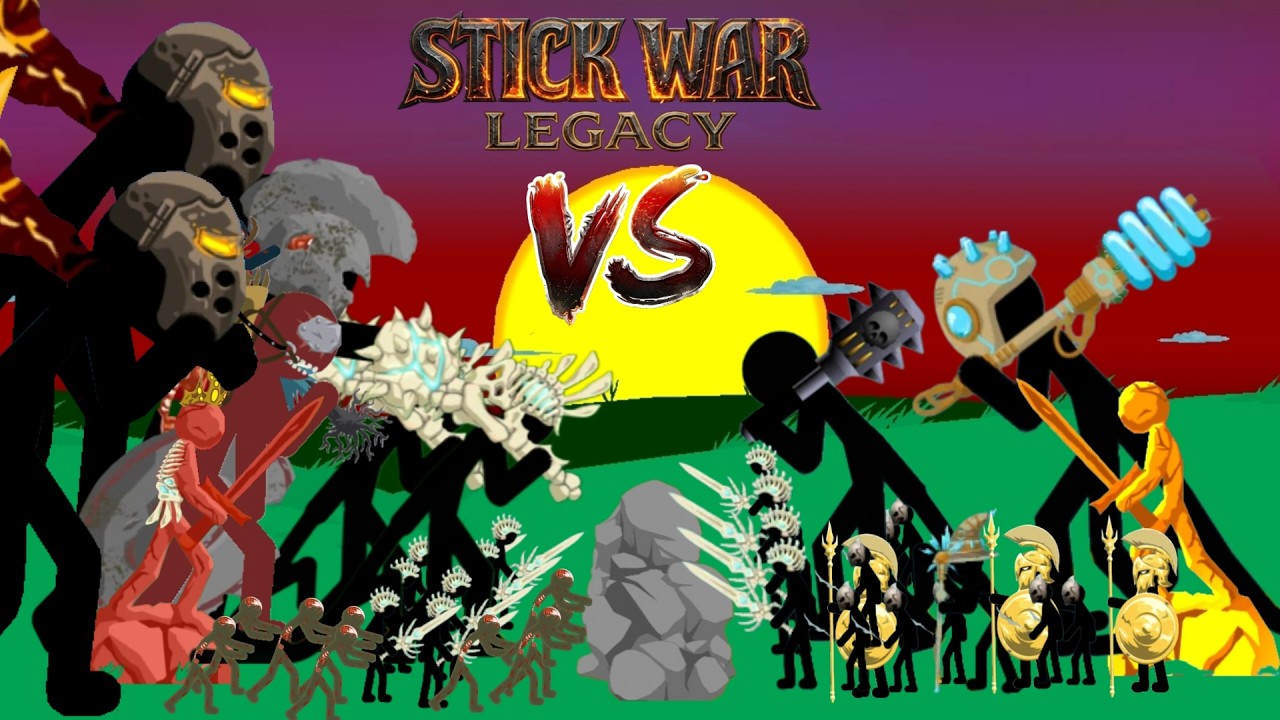 Griffon the Great Vs Golden Spearton ⚔️||Ultimate clash of legends || stick war:legacy🔥