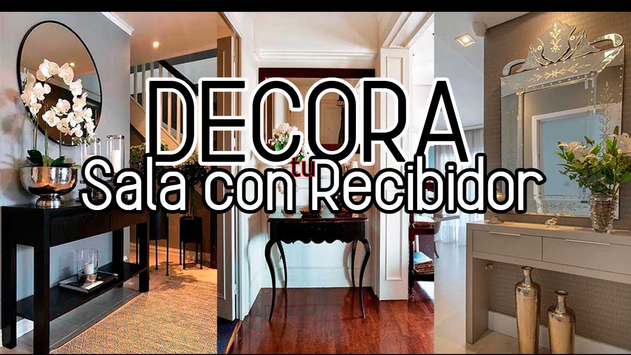 IDEAS HERMOSAS PARA EMBELELCER TU SALA MODERNA CON RECIBIDOR| En Casa con La Tía Milly