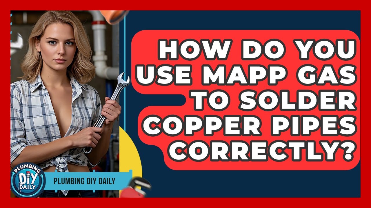 How Do You Use MAPP Gas To Solder Copper Pipes Correctly? - Plumbing DIY Daily