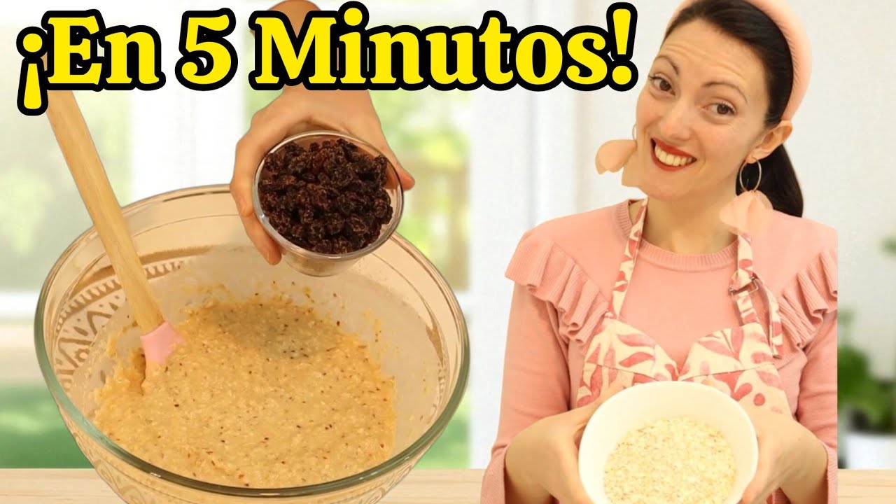 ¡La Torta Más Rápida y Saludable que Vas a Probar! 5 Minutos, Sin Harina ni Azúcar 