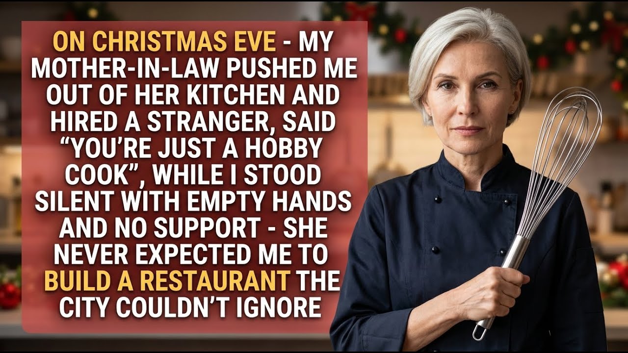On Christmas Eve, My Mother-in-Law Took Over My Kitchen and Said “You’re Just a Wife”
