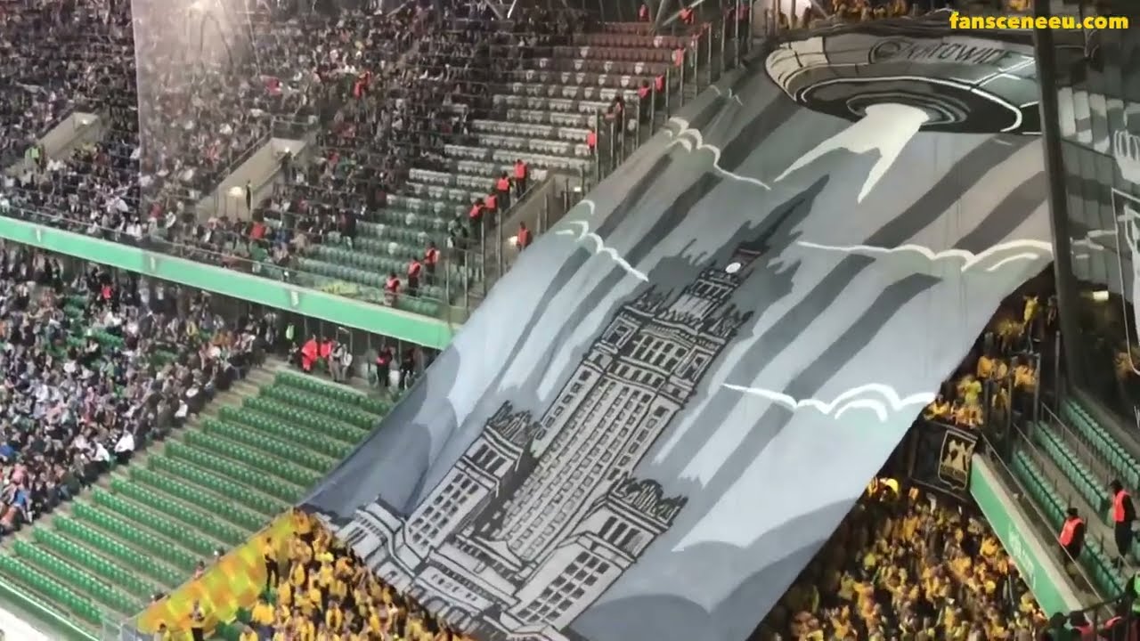 Legia - GKS KATOWICE (27.10.2024) doping i oprawa
