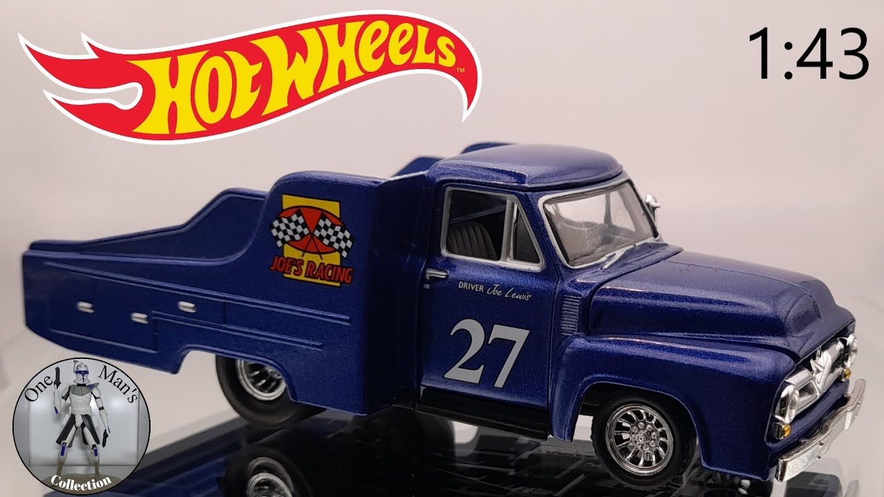 Hot Wheels 1955 Ford Carrier 1:43 scale open and review