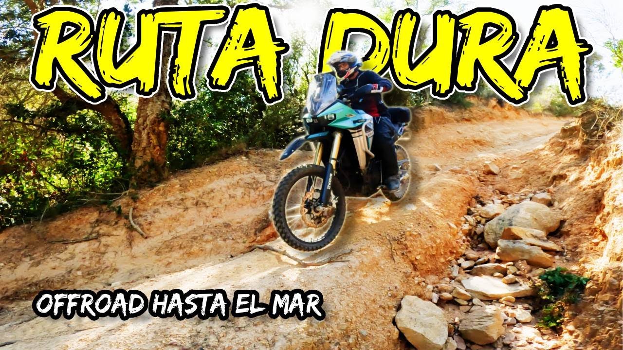 Ruta Moto Trail DURA 🌊 Offroad Hasta el Mar