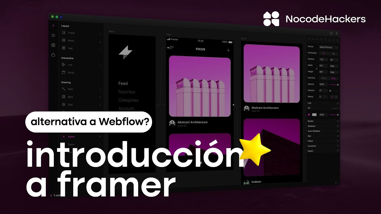 ✨ Los DISEÑADORES con FRAMER también son DESARROLLADORES