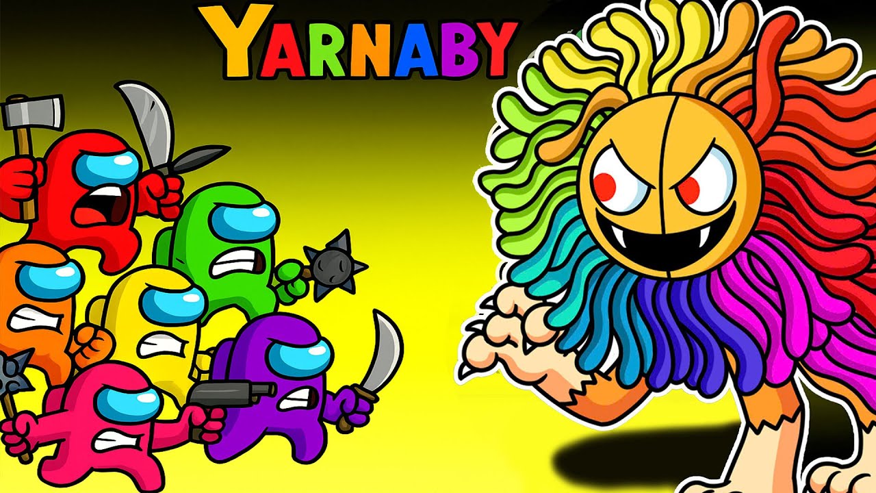 어몽어스 Among Us VS YARNABY Lore Monster (Poppy Playtime 1-4) | AMONG US FUNNY ANIMATION