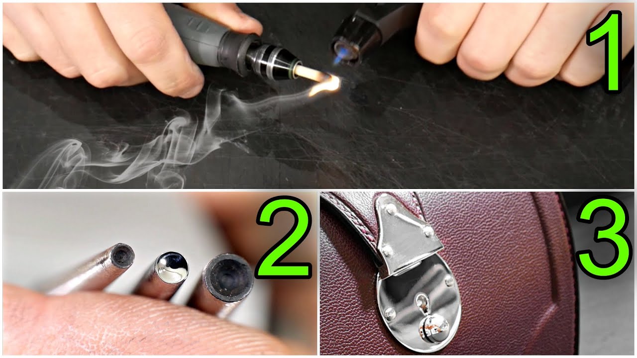 How To Make A Rivet Setter In 3 Steps! $10 Perlage/ Leathercraft Doming Tool