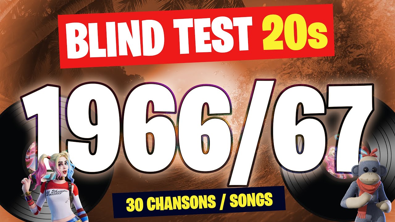 BlindTest 1966/1967 : Quizz de 30 extraits de chansons, devinez artiste & titre de la #chanson