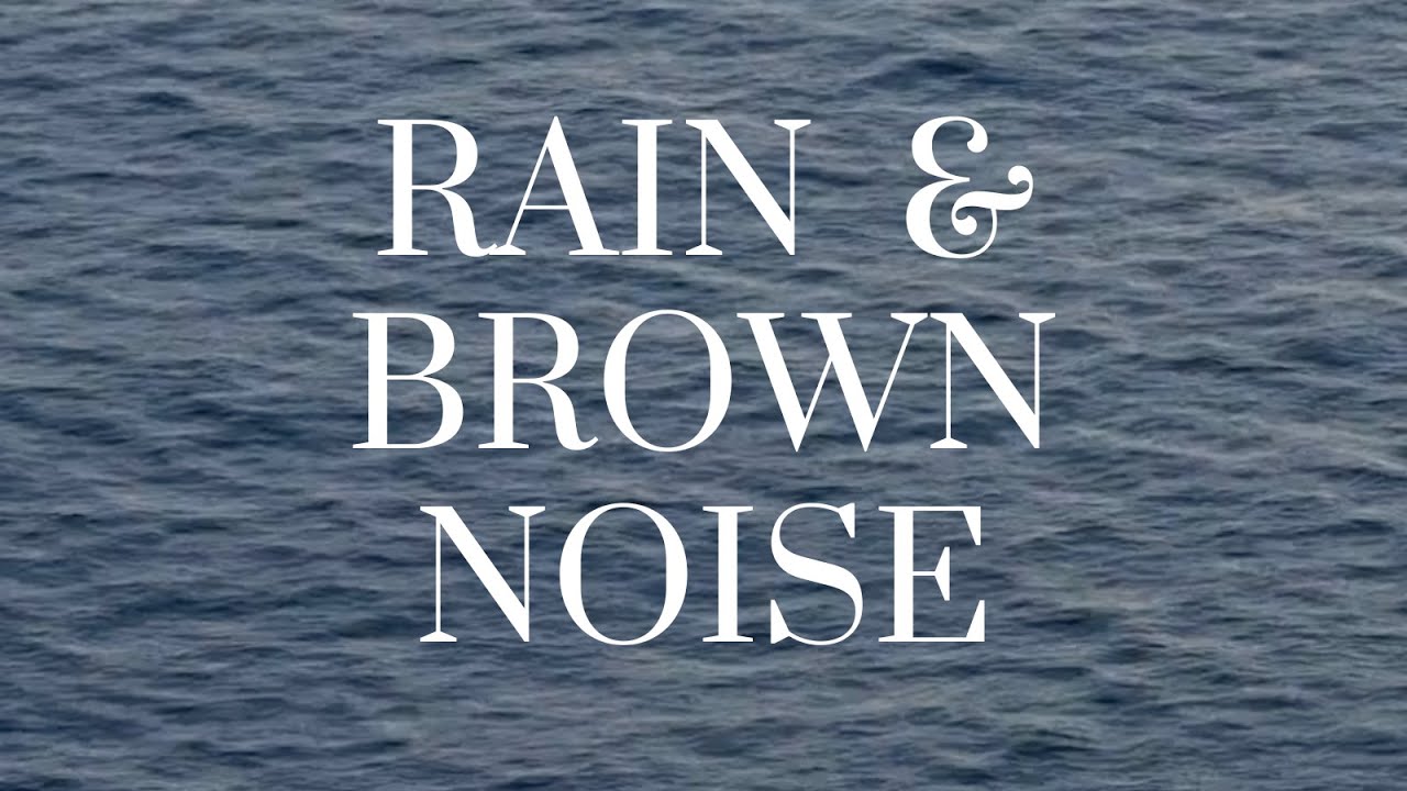 Brown Noise + Soft Rain for Deep Focus | ADHD Friendly | Calm Focus Lab