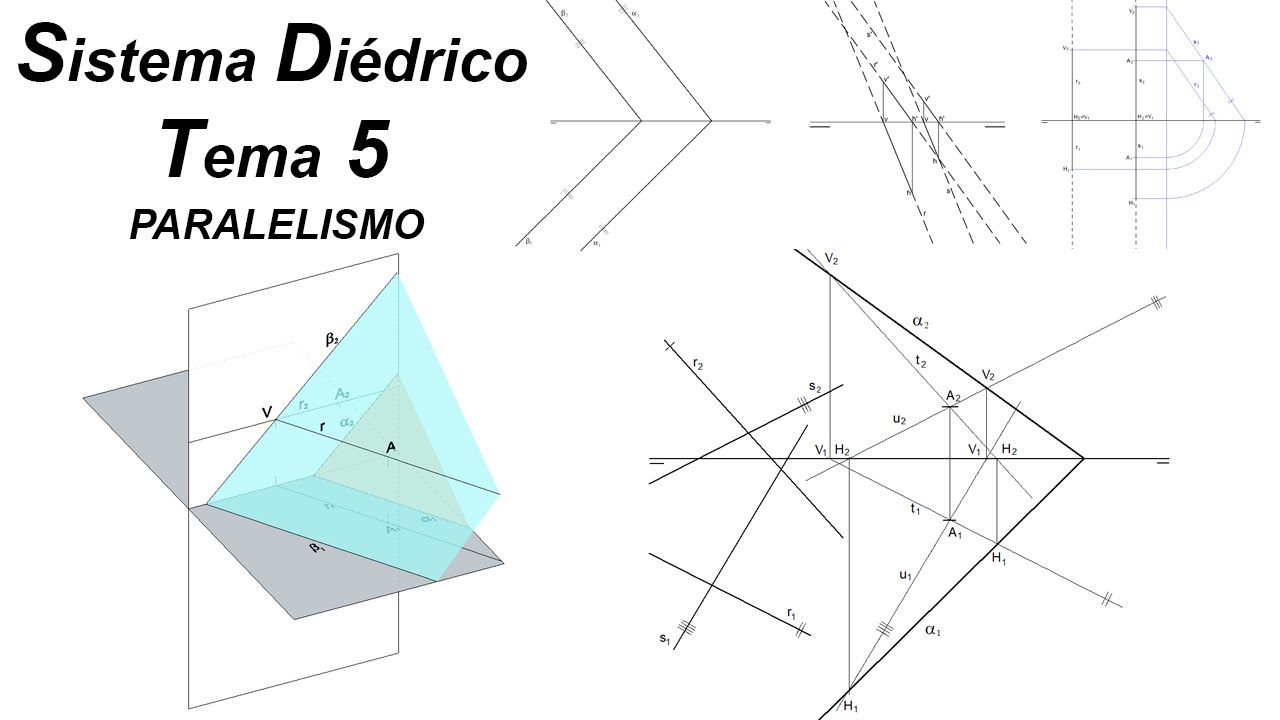 Paralelismo en Sistema Diédrico - Tema Completo 5