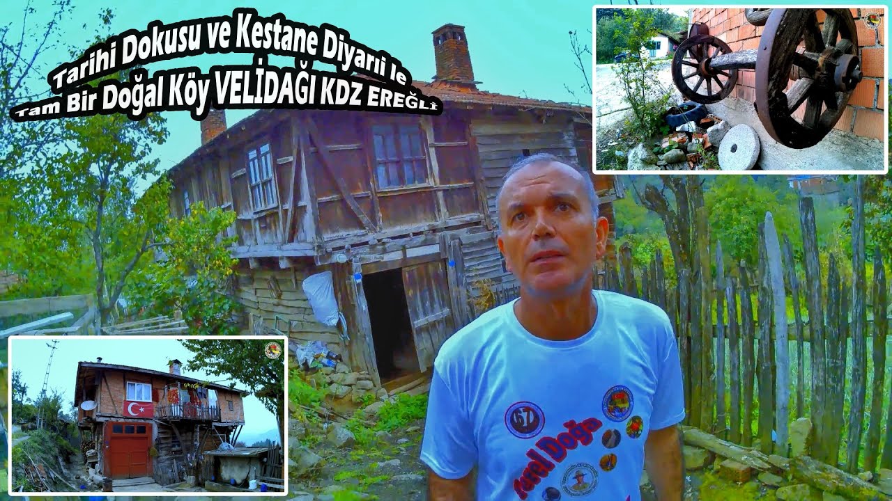 Tarihi Dokusu ve Kestane Diyarı ile Doğal Bir Köy VELİDAĞI EREĞLİ #Velidağı #ereğli #kestane #TRT