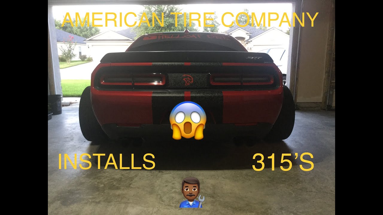 Installing 315’s on my hellcat Challenger