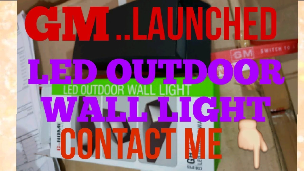 LED OUTDOOR WALL LIGHT, LIFE JINGALALA