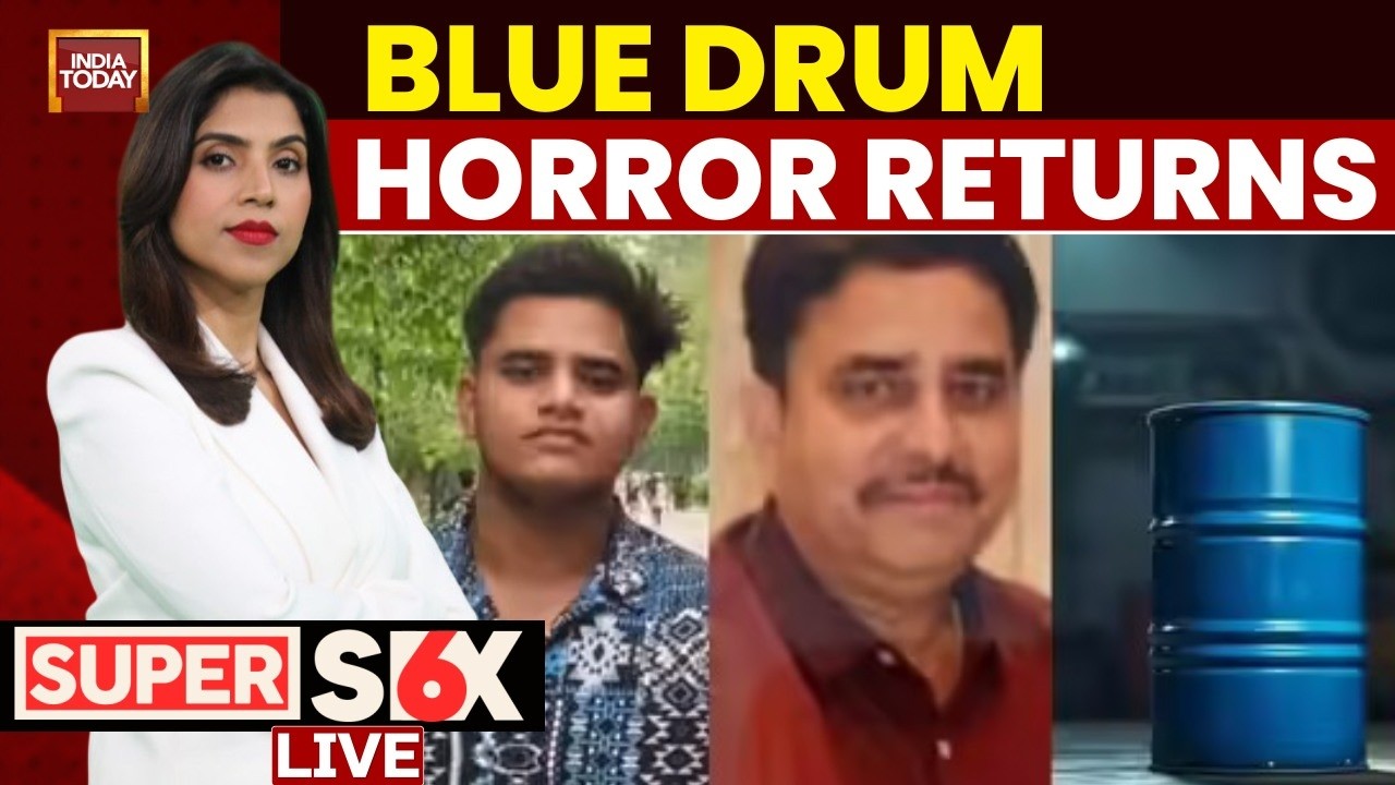 LIVE: Boy Shoots Father Dead, Hides Chopped Body in Blue Drum | Lucknow Murder News | Super Six